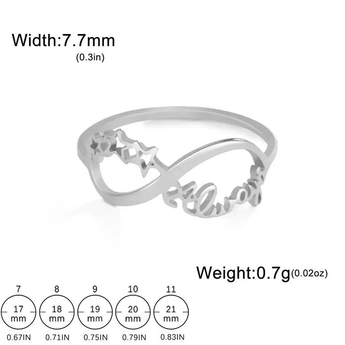 Kkjoy-Bague Classique en Acier Inoxydable pour Femme, Bijoux de Fiançailles Esthétique, Cadeau de Ma