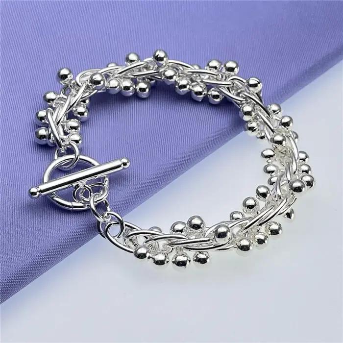 Andara-Bracelet en argent regardé 925 pour femme