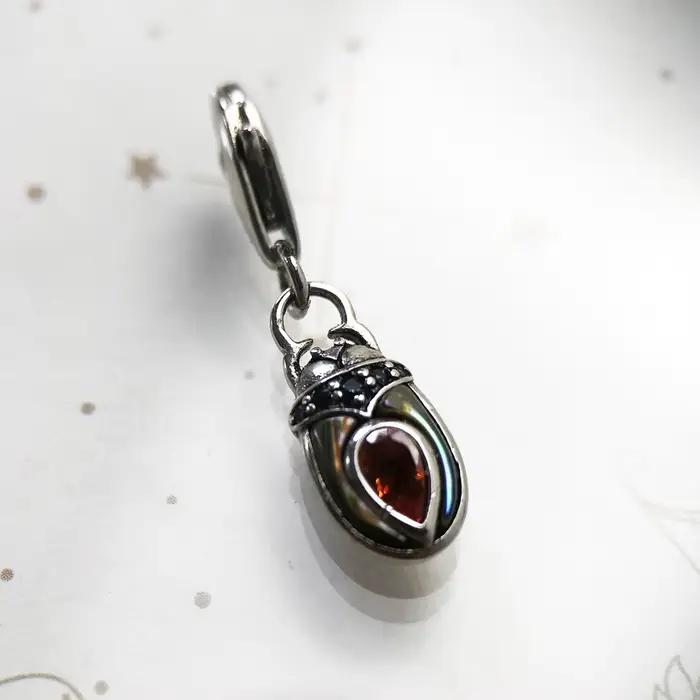 Breloque coccinelle insectes pour femmes et hommes, tout nouveau pendentif Vintage en argent Sterling 925, été