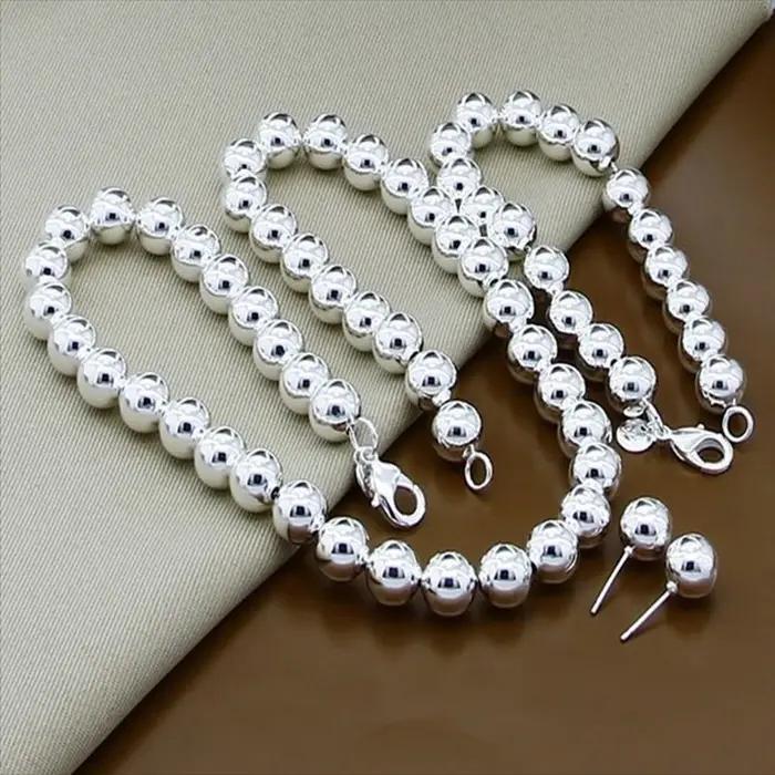 Ensembles de bijoux en argent regardé 925 pour femmes