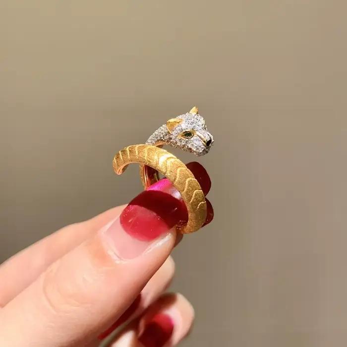 Bagues de luxe légères en diamant brossé pour femmes