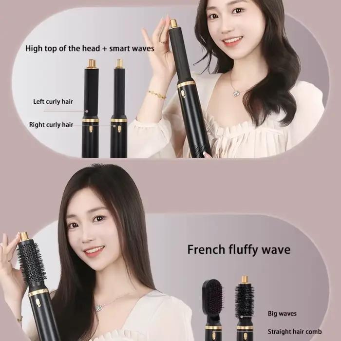 5 en 1 sèche-cheveux brosse peigne chaud ensemble professionnel fer à friser lisseur de cheveux outil de coiffure Air style sèche-cheveux ménage