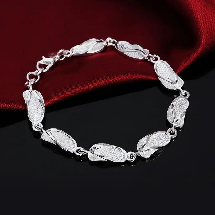 Bracelet chaîne en argent Sterling 925 pour femmes