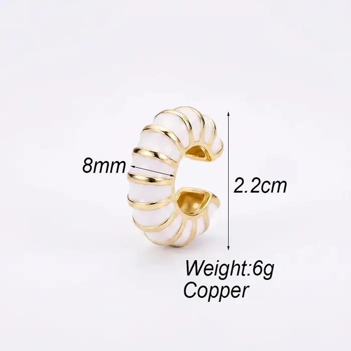 Boucles d'oreilles clips bohèmes exquises pour femmes