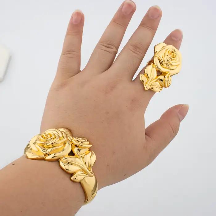 Ensemble de bijoux Bracelet et bague Design léopard