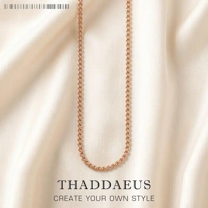Collier chaîne Belcher rond, 2017 tout nouveau brin Bijoux de mode Style européen Bijoux en or Rose