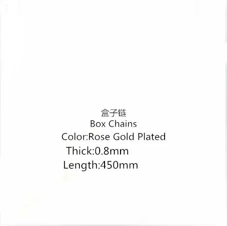 Colliers de la présidence pour femme, pur argent 925, bijoux plaqués or rose, tour de cou fin 45cm,