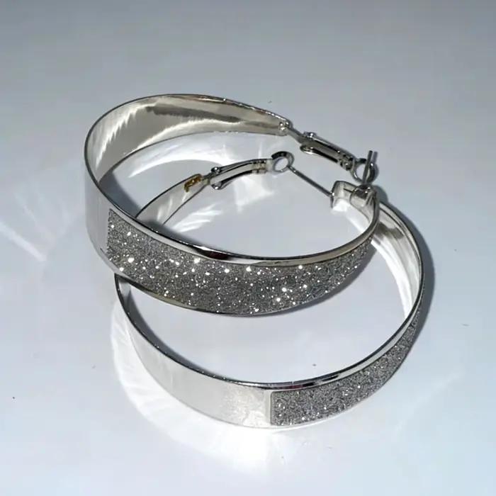 Y2K – boucles d'oreilles brillantes pour femmes, bijoux mignons, mode Punk géométrique, accessoires