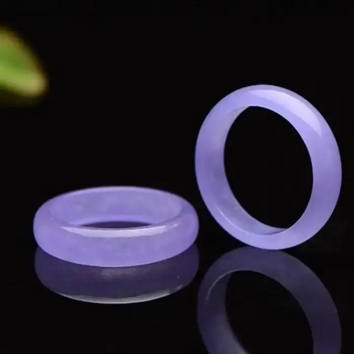 Bague en jadéite de Myanmar Grade A haute glace pour femmes, avec pierres précieuses de guérison pour sorties et occasions spéciales