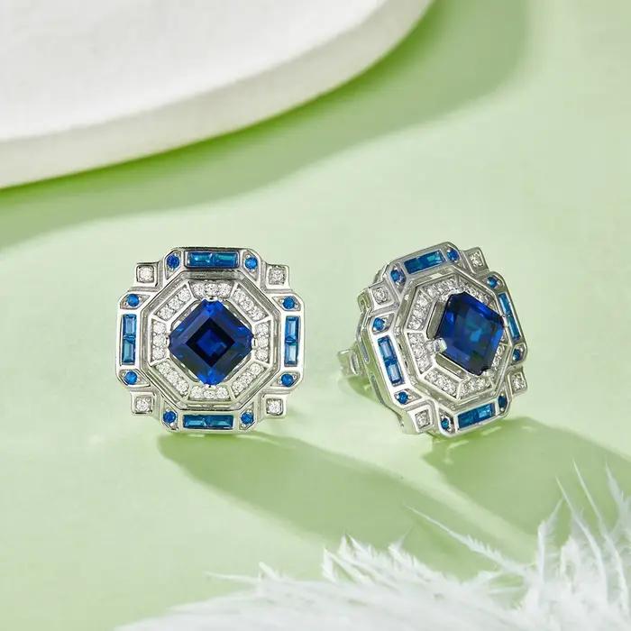 Boucles d'oreilles vintage en argent regardé 925