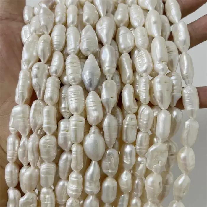 Grand collier de perles baroques naturelles 8*10*18-20MM