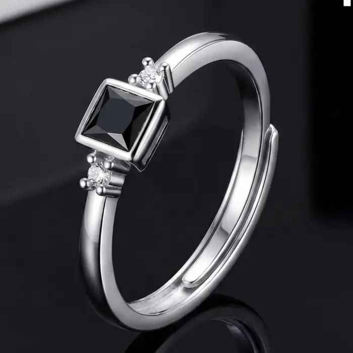 Bague ouverte ajustable en argent sterling S925