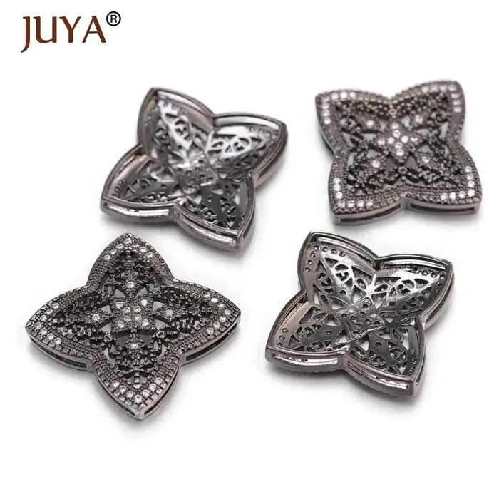 Connecteurs de Fleurs en Métal Cuivre Plaqué Or, Argent, Rose Gold et Noir pour Création de Bijoux Personnalisés Occasions Spéciales