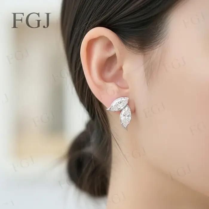 Boucles d'oreilles personnalisées en argent Sterling 925