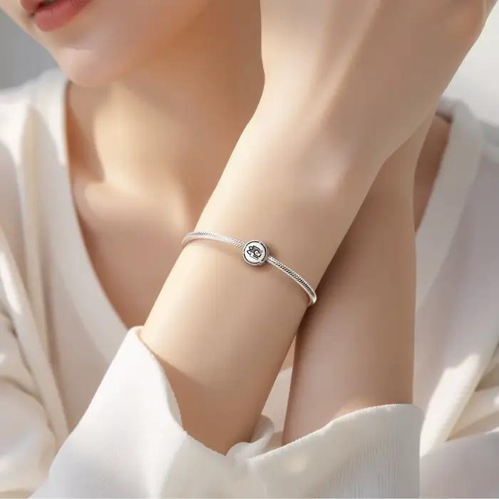 Breloque symbole aztèque Malinalli en argent Sterling 925