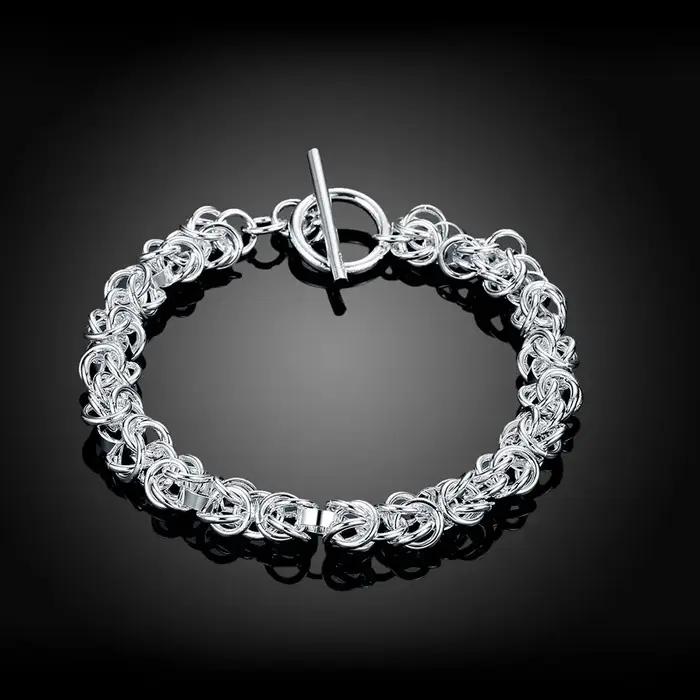 Bracelet chaîne en argent sterling 925 pour femme