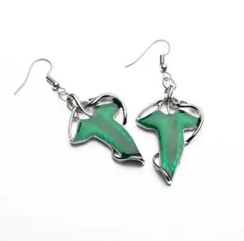Boucles d'oreilles feuilles de magicien à la mode