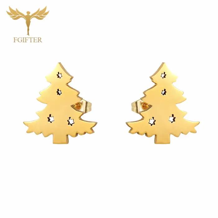 12 paires de boucles d'oreilles de Noël mignonnes