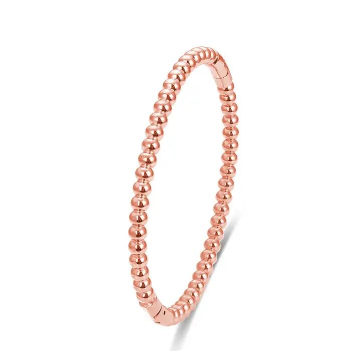 Zalman nouveau bracelet en acier inoxydable à la mode Chic Zircon Bracelets pour femme charme Texture Simple couleur or accessoires 2023