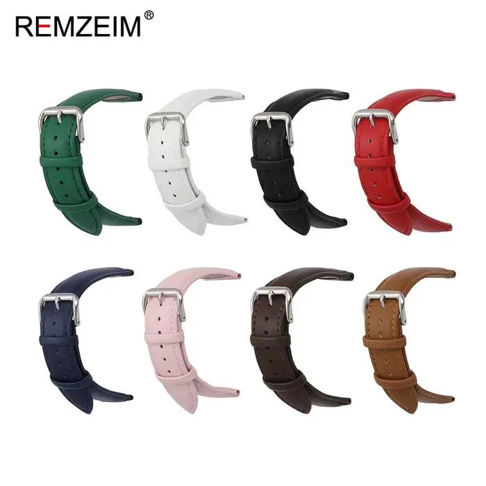 Bracelet de montre en cuir PU pour hommes et femmes, 18mm, 20mm, 22mm, confortable, décontracté, de remplacement