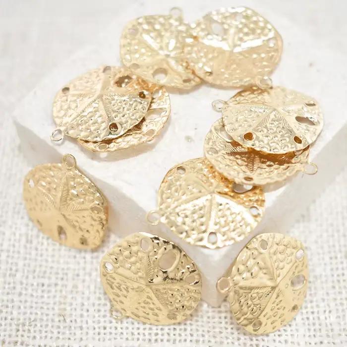 Pendentif Dollar de Sable en Or Rempli 14K
