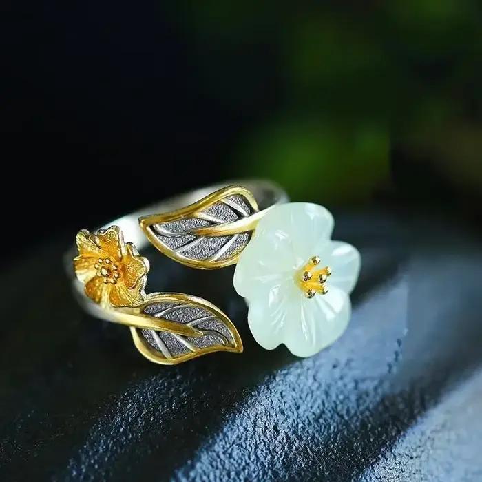 Bague réglable en argent 925