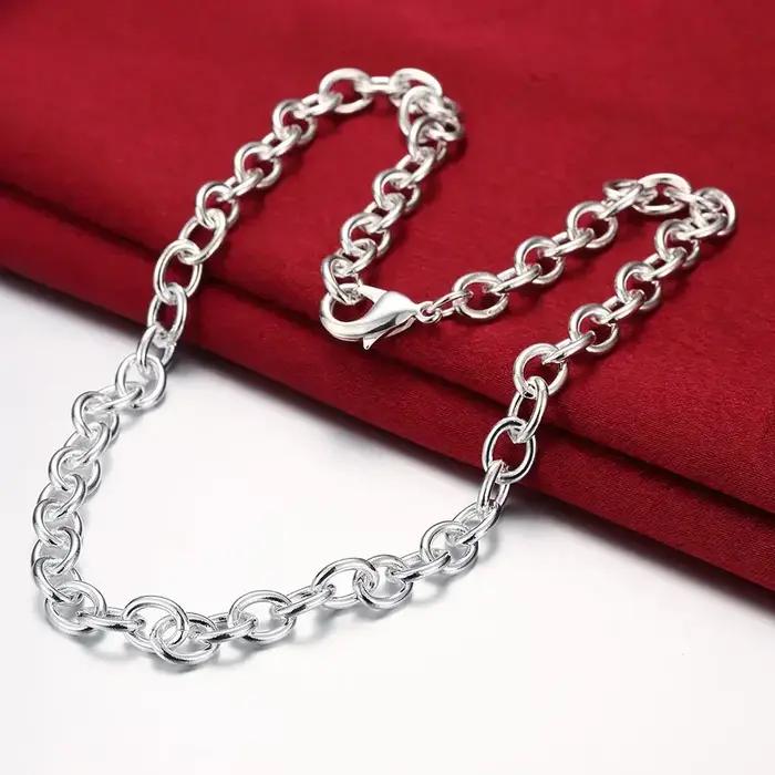 Collier en argent Sterling 925 pour hommes et femmes