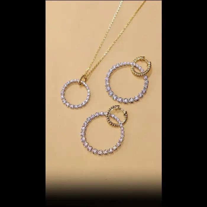Bellux-Boucles d'Oreilles Synthétiques Plaquées Argent 925
