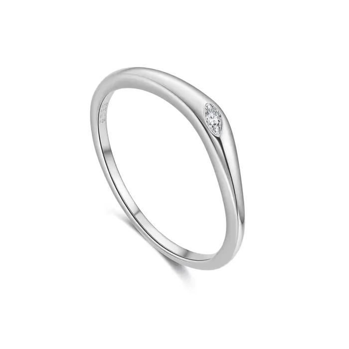 ANDYWEN 925 en argent Sterling minimaliste rond Marquise Zircon ensemble de bagues 2025 femmes Rock