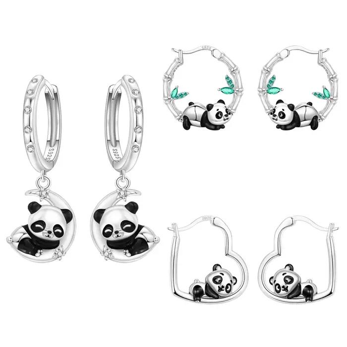 MISEFF – boucles d'oreilles en argent Sterling S925