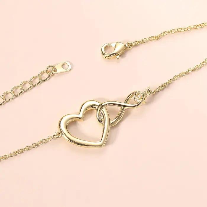 INS – bracelets à breloques en forme de cœur pour femmes