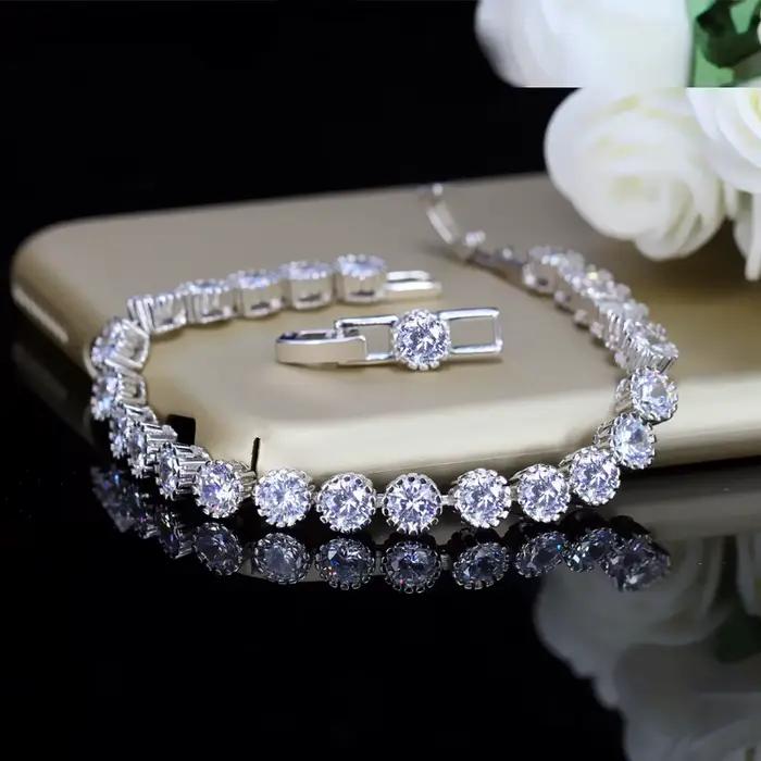 Bracelets de Tennis en pierre de zircone pour femmes