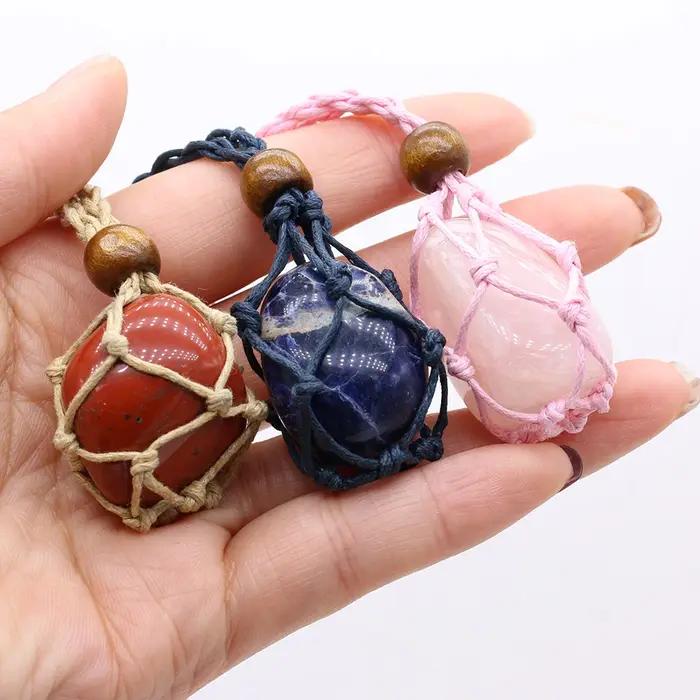 Collier en pierre naturelle originale pour femmes