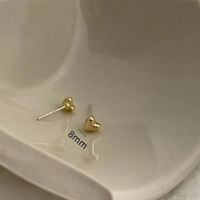 Boucles d'oreilles irrégulières en forme de gros pétale de fleur dorée pour femmes, tempérament Simp
