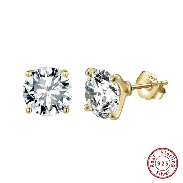 ORSA JEWELS Argent sterling 925 avec une superbe zircone ovale, bijoux simples mais élégants pour fe