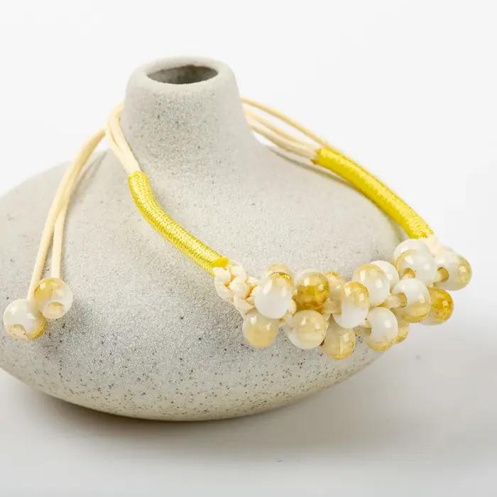 Bracelets faits à la main avec perles en céramique pour femmes