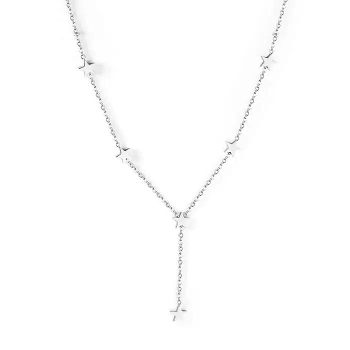 Collier Étoile en Acier Inoxydable pour Femme et Fille