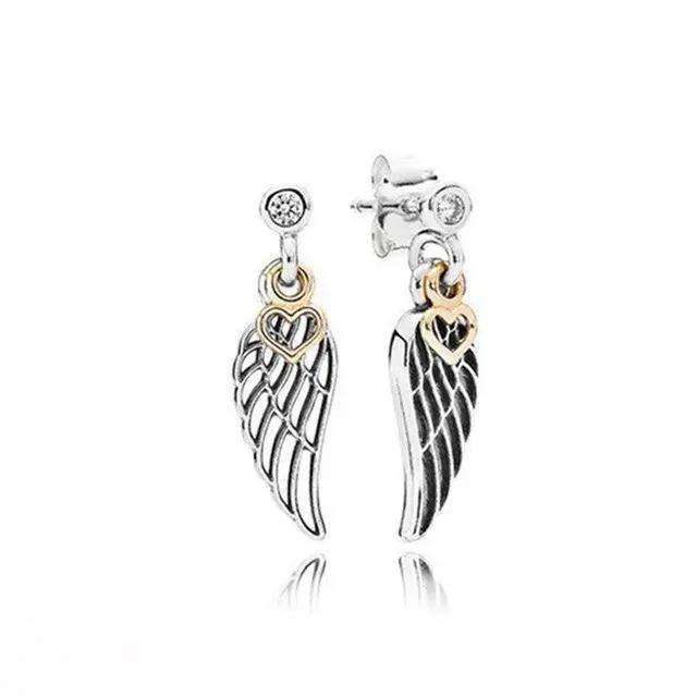 Boucles d'oreilles en argent sterling 925 classiques avec zirconium blanc pour femmes occasions spéciales elegance cadeau festif