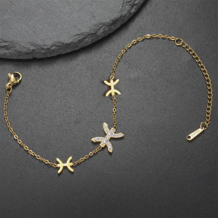 EUEAVAN Bracelet africain berbère en strass pour femmes et hommes