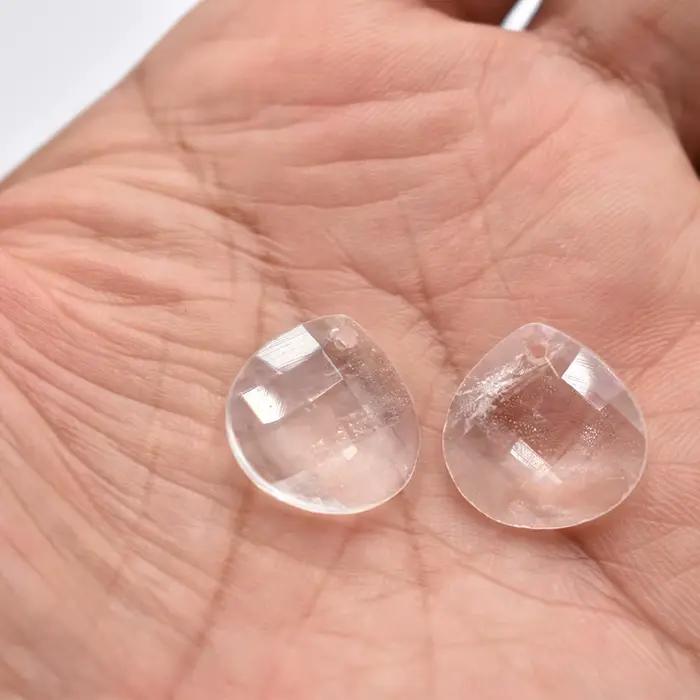 Vente en gros de bijoux en forme de goutte d'eau, pierre naturelle de qualité, coupe, bracelet exécutif, accessoires de collier, mode, 12 pièces, lot