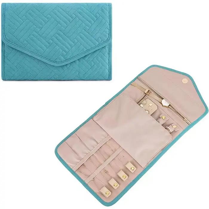 Rouleau de rangement pour bijoux de voyage - Pochette pliable pour bracelets