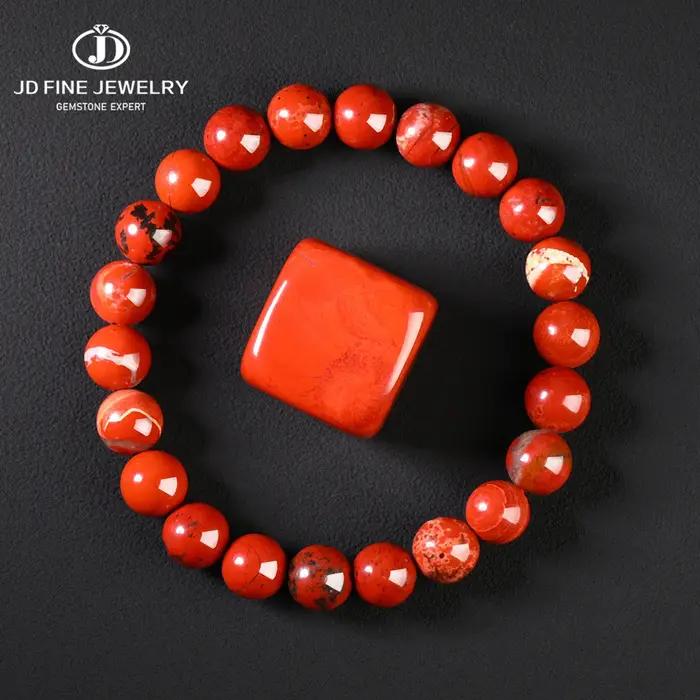 Bracelets de perles en pierre naturelle minimaliste pour femmes et hommes couleurs pierre blanche noire verte métal argent antique brun rougeâtre bleu or rose acier or or jaune clair or pur cuivre antique plaqué jaune brunâtre multi marquage à chaud occasions spéciales