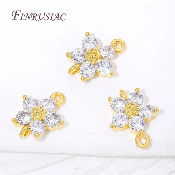 Connecteurs en laiton plaqué or 18 carats pour bijoux DIY créatifs à offrir pour toutes occasions