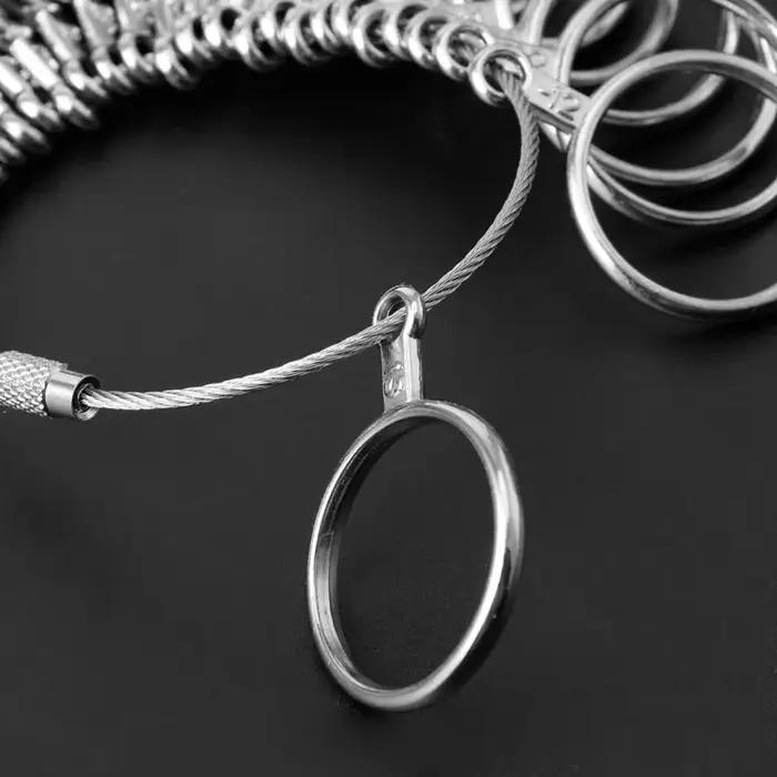 outil mesure taille bague metal americaine europe pour mariage classe ajustement precis artisanat bijoux