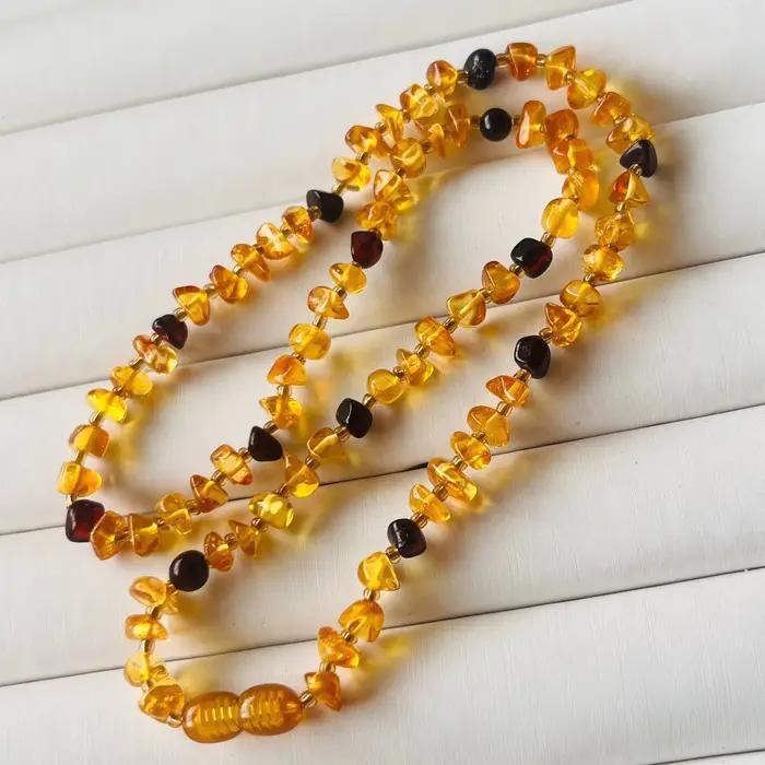 Collier en ambre naturel pour femmes