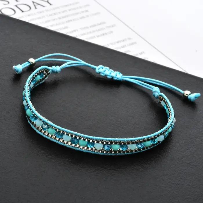 Bracelet bohème tissé à la main pour femmes