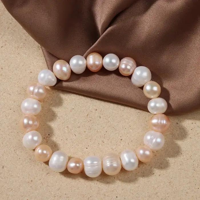 Bracelets de luxe en perles naturelles pour femmes