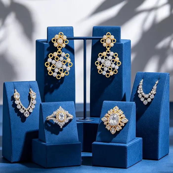 Boucles d'oreilles GODKI en zircone cubique dorées pour femmes, bijoux de mariage et occasions spéciales