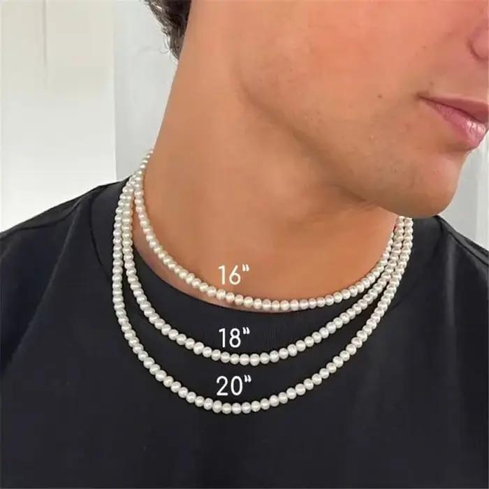 Collier de perles en argent sterling 925 pour femmes élégantes occasions formelles soirée de gala banquets mariage