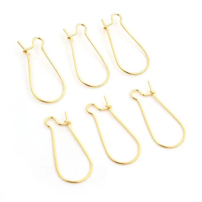Crochets de boucle d'oreille en métal sans plomb et sans nickel pour bijoutiers et amateurs, couleurs vives et tailles variées pour créations personnalisées et occasions spéciales